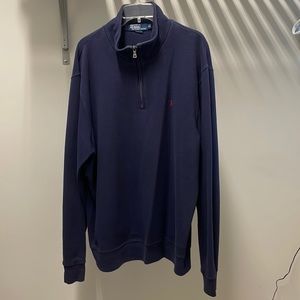 Polo by Ralph Lauren blue half zip up